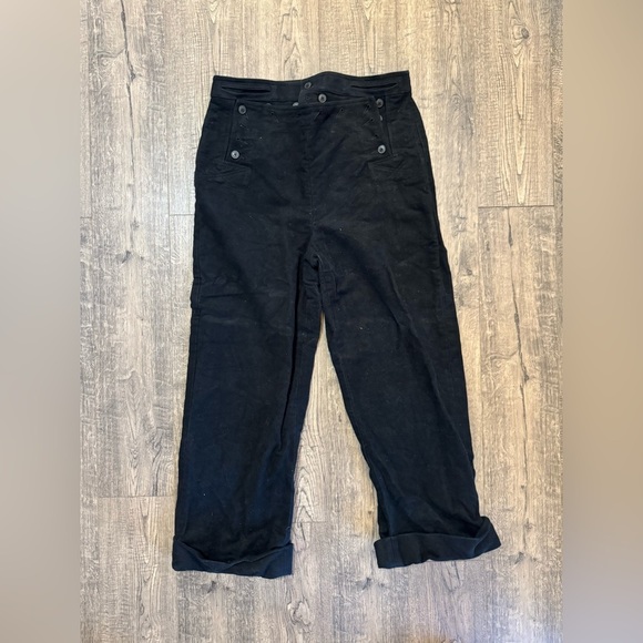 Tory Burch Moleskin Wide Leg Sailor Pants - Picture 5 of 10